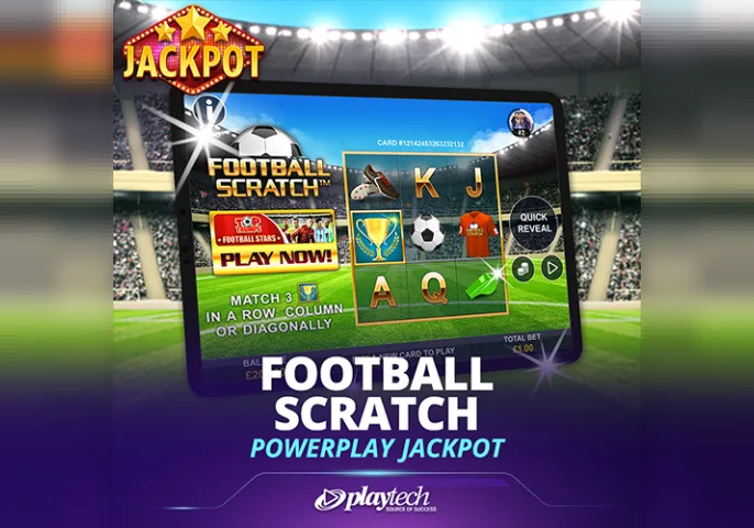 Football Scratch PowerPlay Jackpot